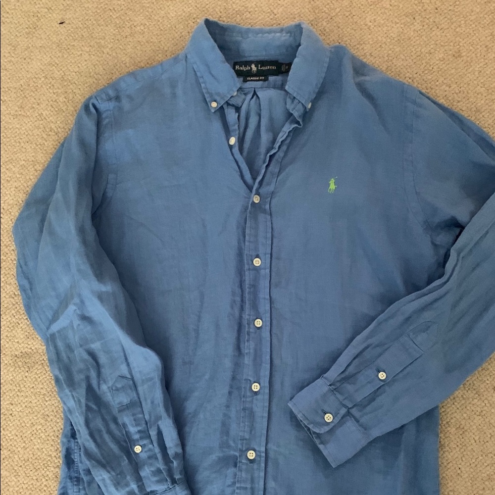 Men’s linen polo Ralph Lauren shirt